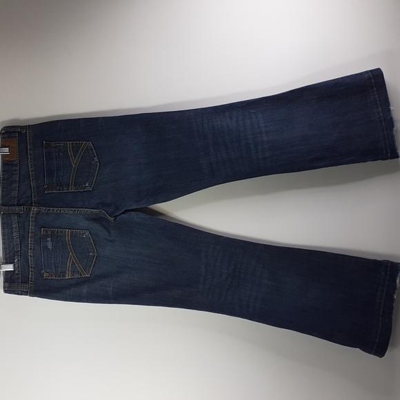 UGS Underground Soul  Distressed Bootcut Blue Jeans Size 11 - Picture 4 of 16